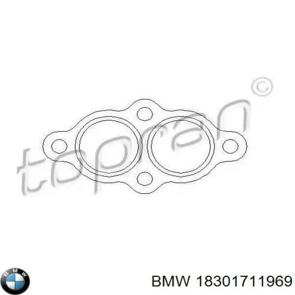 18301711969 BMW прокладка прийомної труби глушника