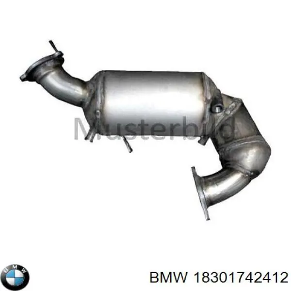 18307505320 BMW Конвертор-каталізатор, правий