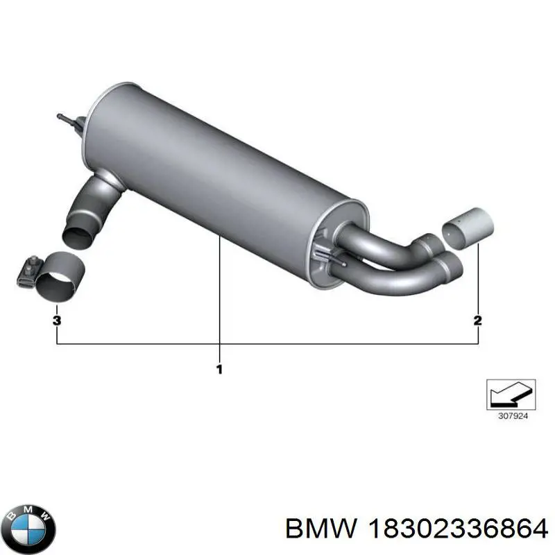 Купити 18302336864 BMW 