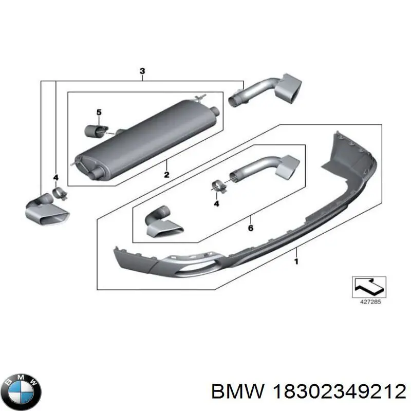  BMW 18302349212 ціна, від 698.21 USD
