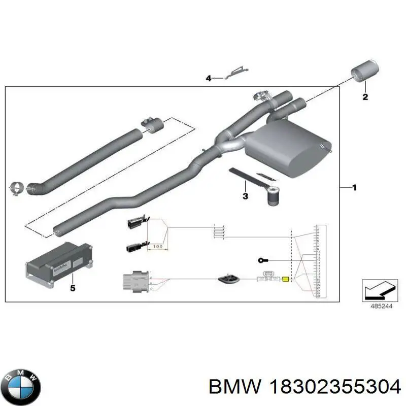  BMW 18302355304 ціна, від 135.76 USD