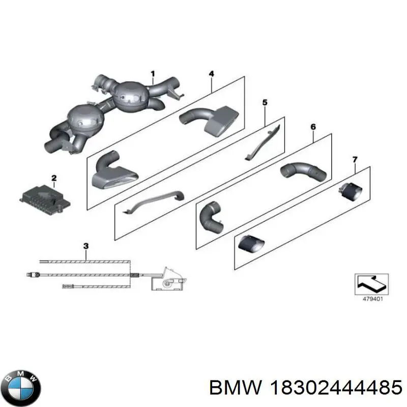  BMW 18302444485 ціна, від 1634.40 USD