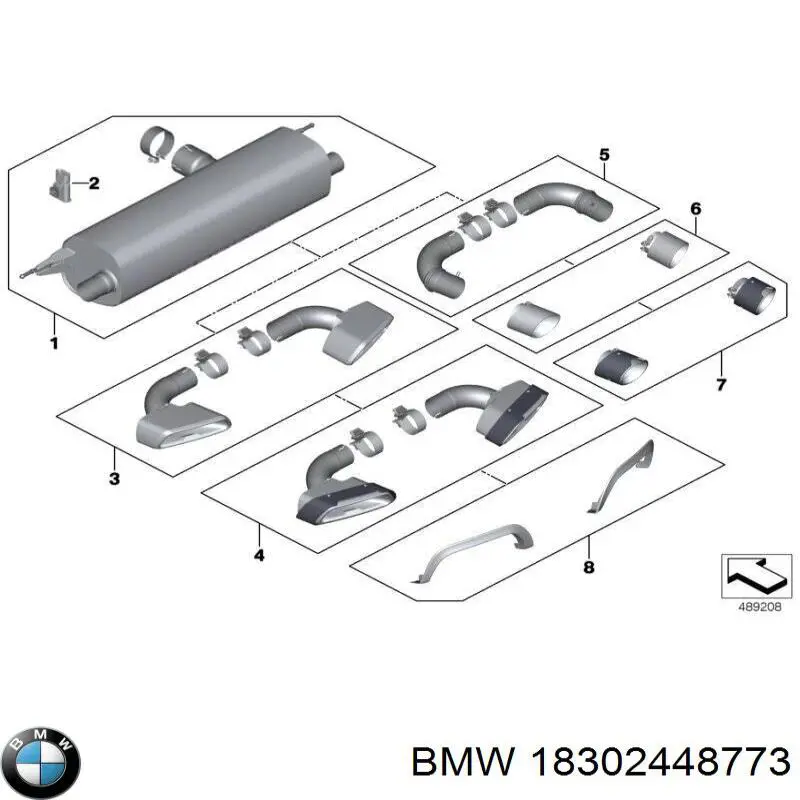  BMW 18302448773 ціна, від 234.92 USD