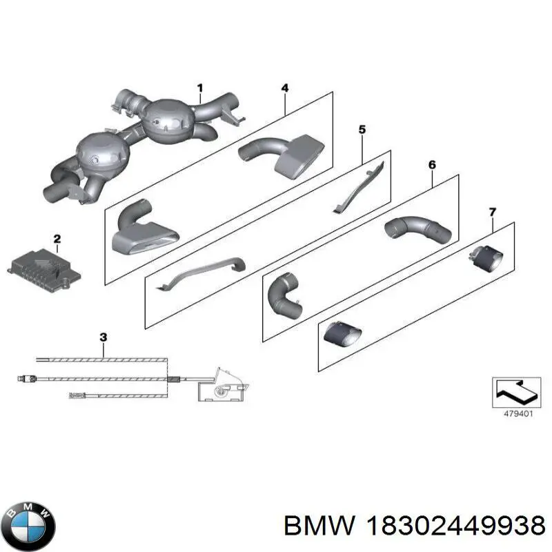  BMW 18302449938 ціна, від 1484.92 USD