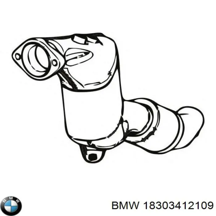 18303412109 BMW Каталітичний нейтралізатор відпрацьованих газів