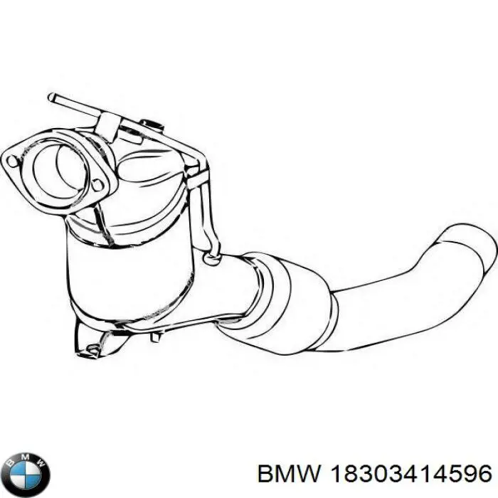 Конвертор-каталізатор (каталітичний нейтралізатор) BMW 18303414596 ціна, від 1304.57 USD