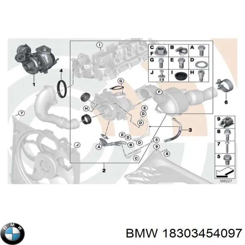  BMW 18303454097 ціна, від 24.91 USD