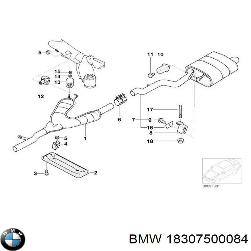  BMW 18307500084 ціна, від 179.19 USD