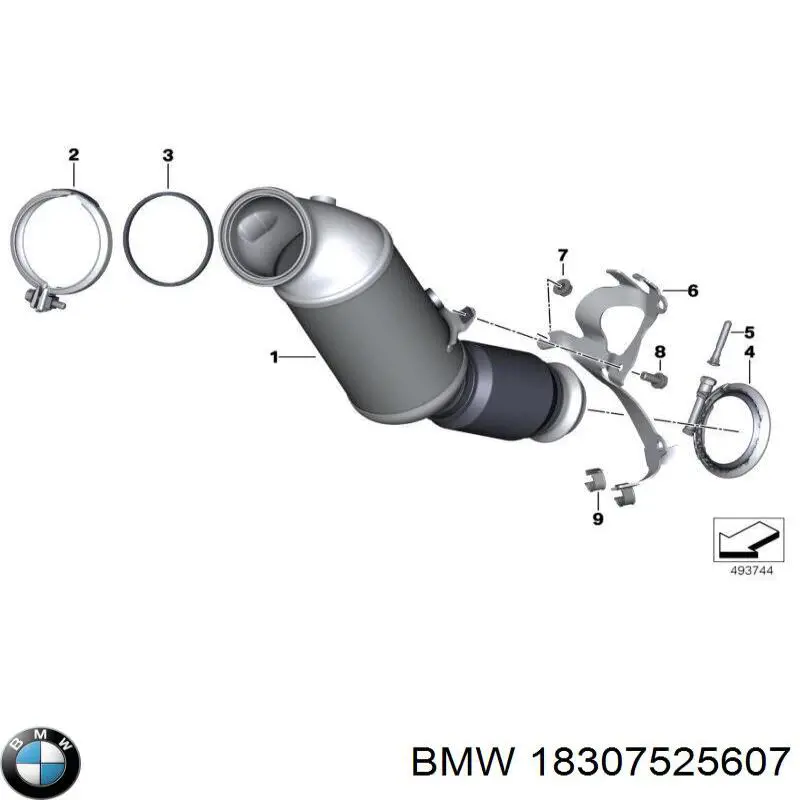 Купити 18307525607 BMW 