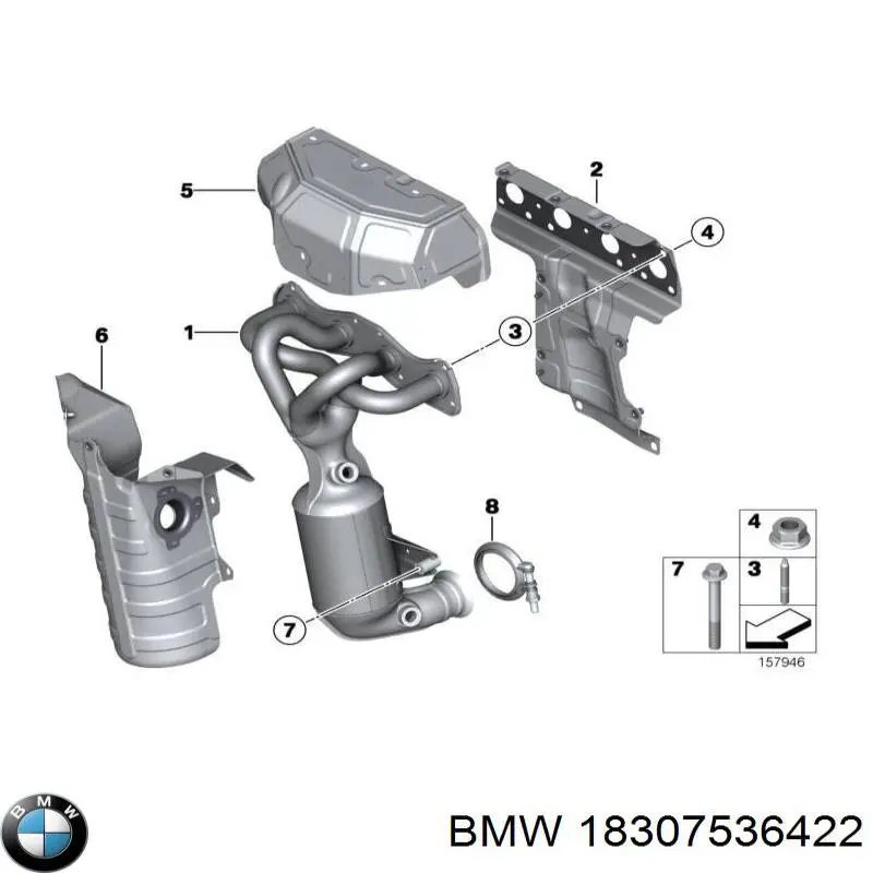 Купити 3648084 Peugeot/Citroen Хомут кріплення глушника передній