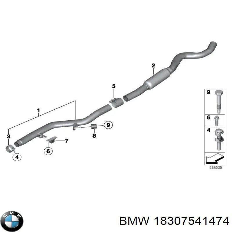 Купити 18307541474 BMW 