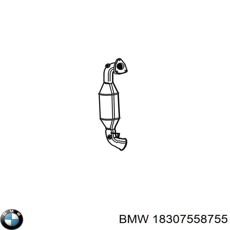 18307558755 BMW конвертор-каталізатор (каталітичний нейтралізатор)