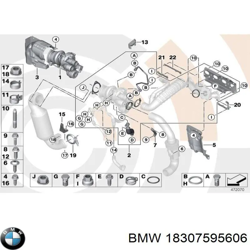  BMW 18307595606 ціна, від 102.68 USD