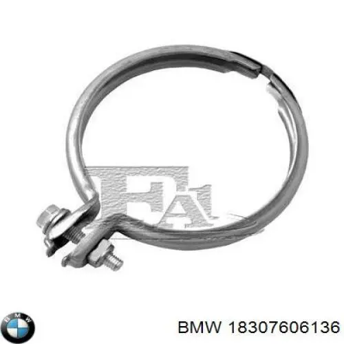 Купити 7606136 BMW Зєднувальний хомут випускного колектора