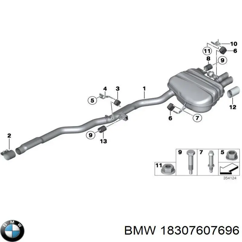  BMW 18307607696 ціна, від 21.54 USD