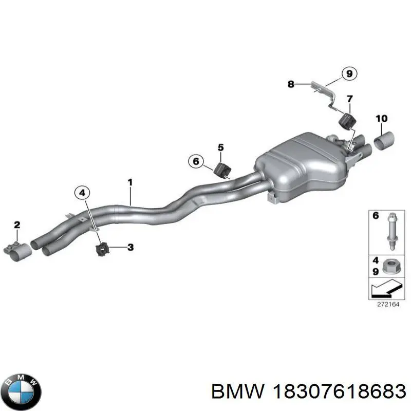  BMW 18307618683 ціна, від 21.16 USD