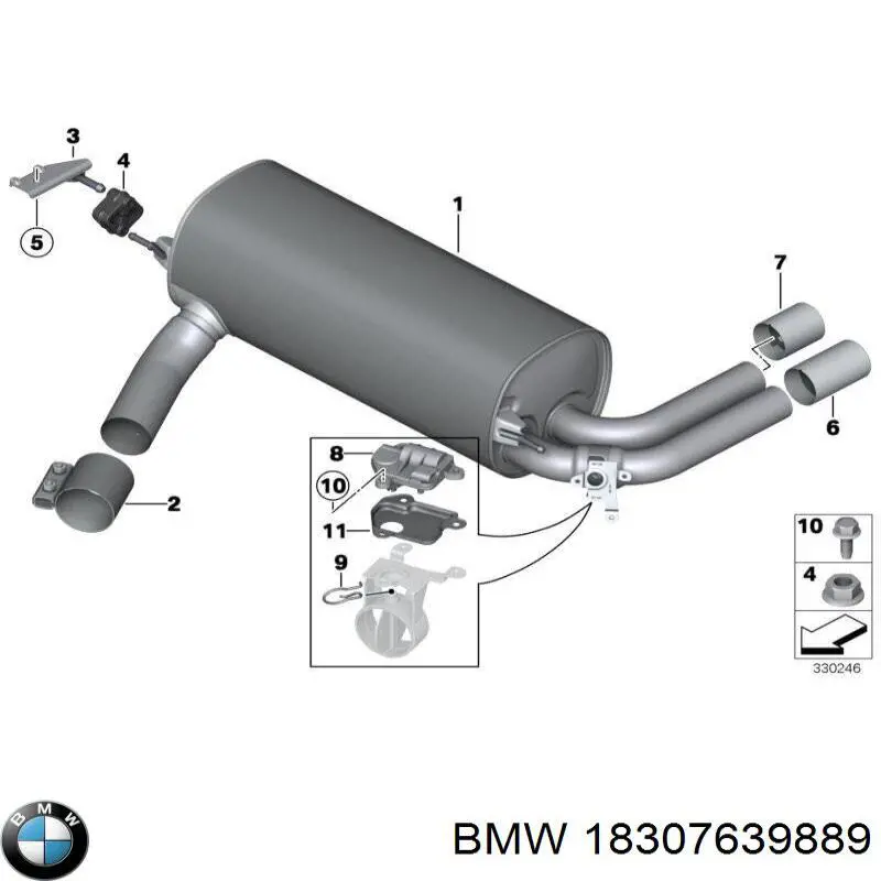 Купити 18307639889 BMW 