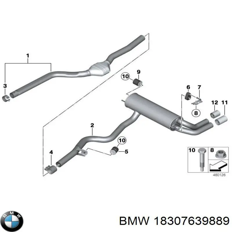  BMW 18307639889 ціна, від 13.93 USD