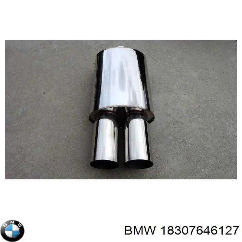 18307646127 BMW Глушник, задня частина