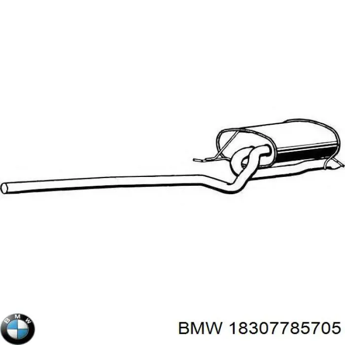 Вихлопна труба BMW 18307785705 ціна, від 18.06 USD