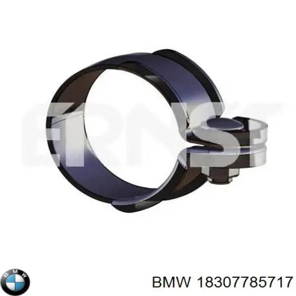 Кронштейн/хомут глушника, задній 18307785717 BMW