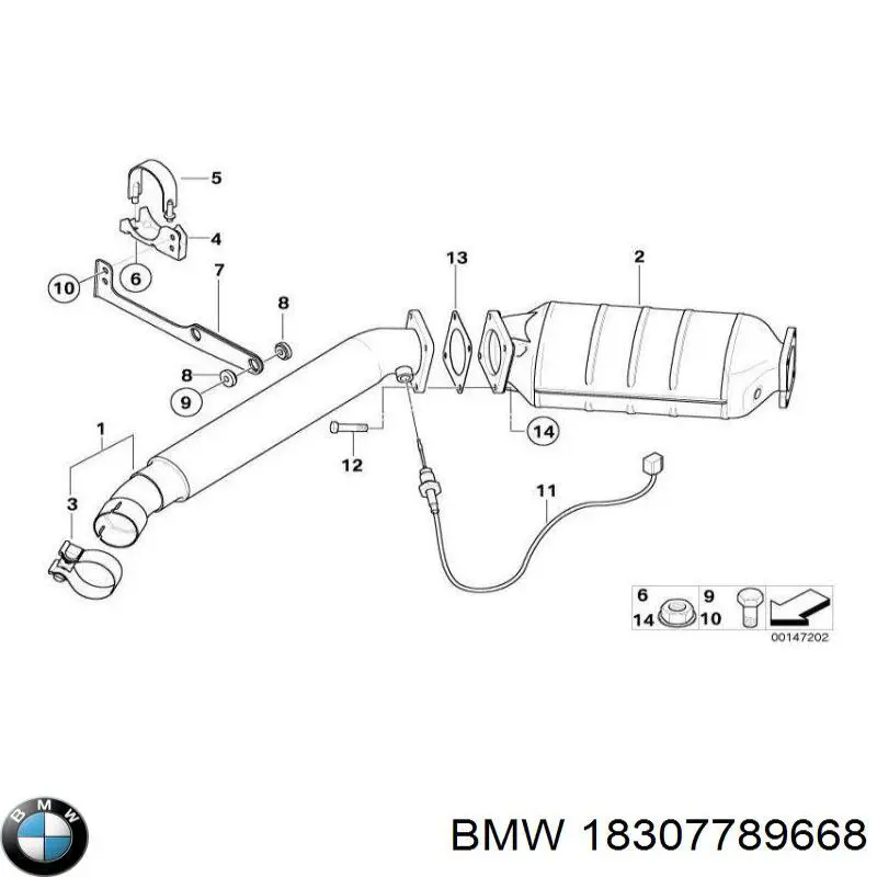  BMW 18307789668 ціна, від 5.00 USD