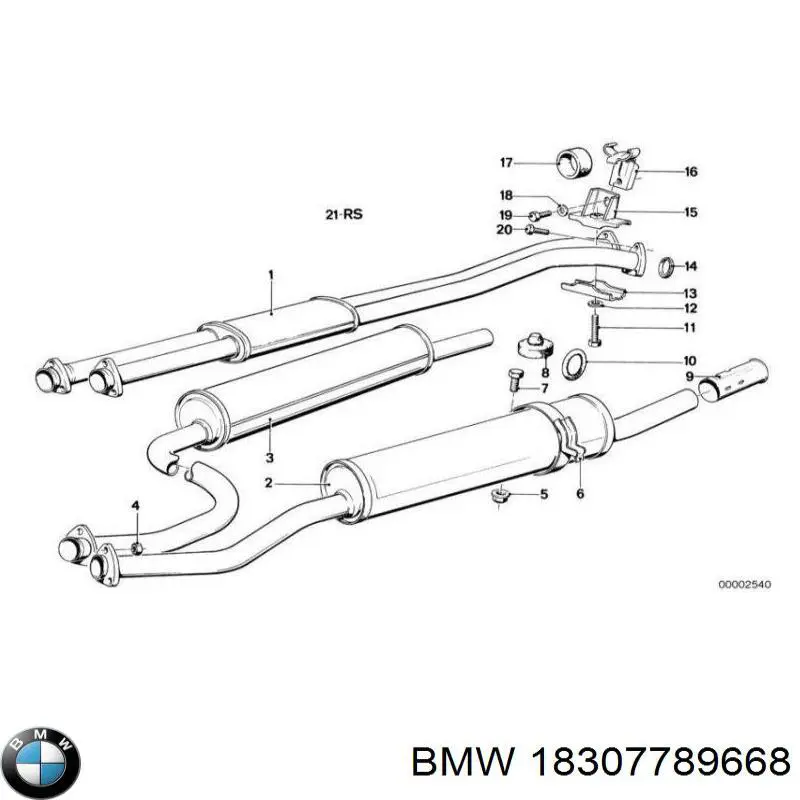 Купити 18307789668 BMW 
