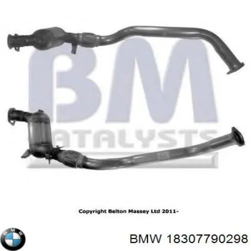 18307790298 BMW Каталітичний нейтралізатор відпрацьованих газів