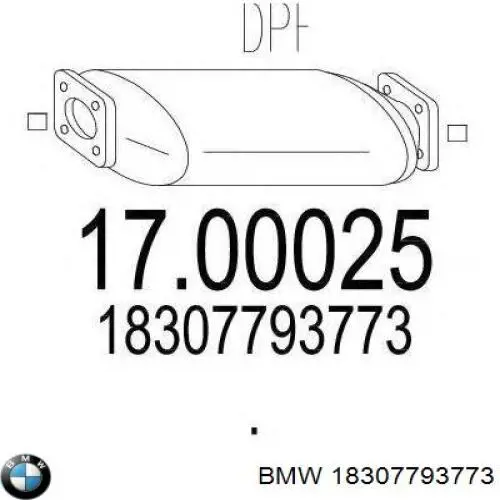 Купити 18307793773 BMW Сажевый фільтр