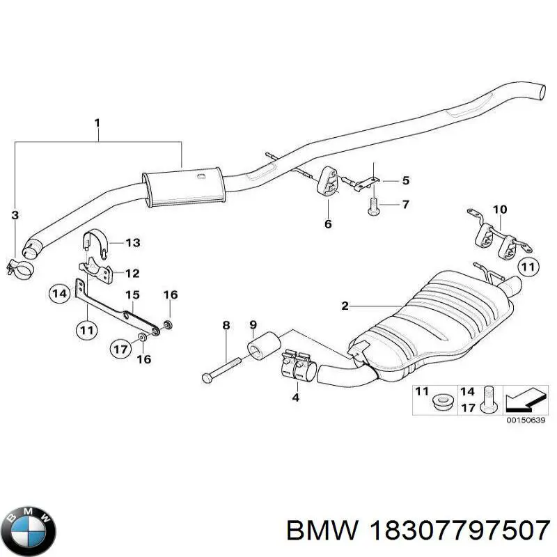  BMW 18307797507 ціна, від 11.11 USD