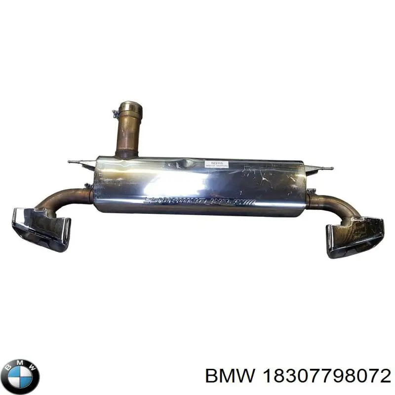 Глушник BMW 18307798072 ціна, від 63.33 USD