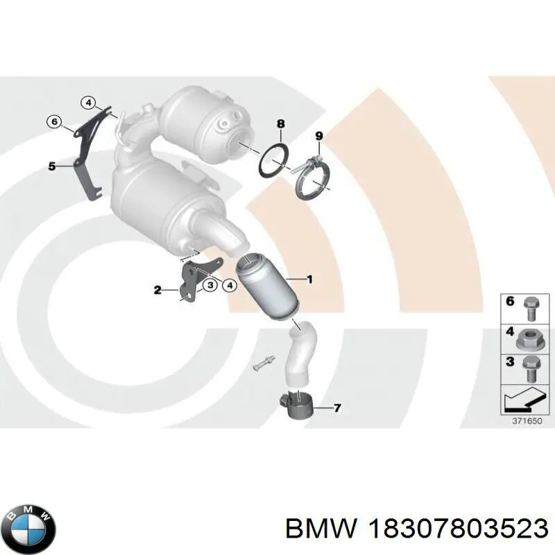 Купити 18307803523 BMW Кільце форсунки