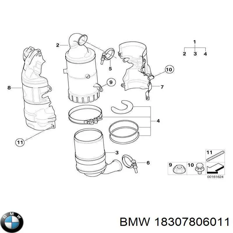 18307806011 BMW Фільтр ДПФ