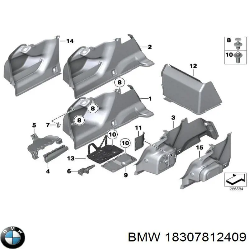 Купити 18307812409 BMW 