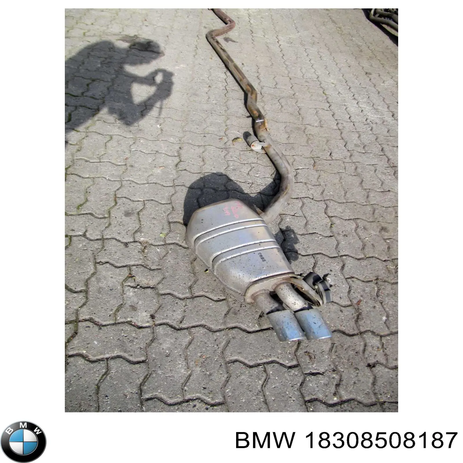 18308508187 BMW Глушник, задня частина