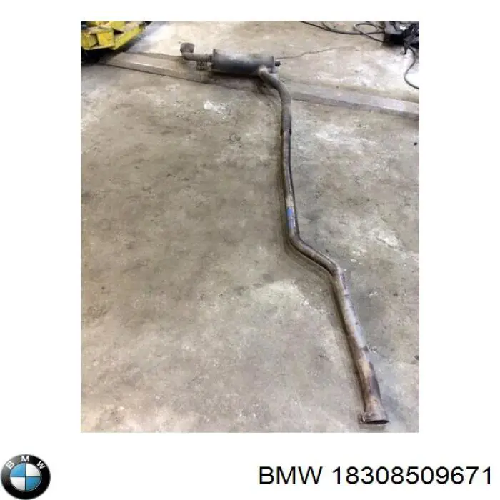 Патрубок глушника від середньої до задньої частини 18308509671 BMW