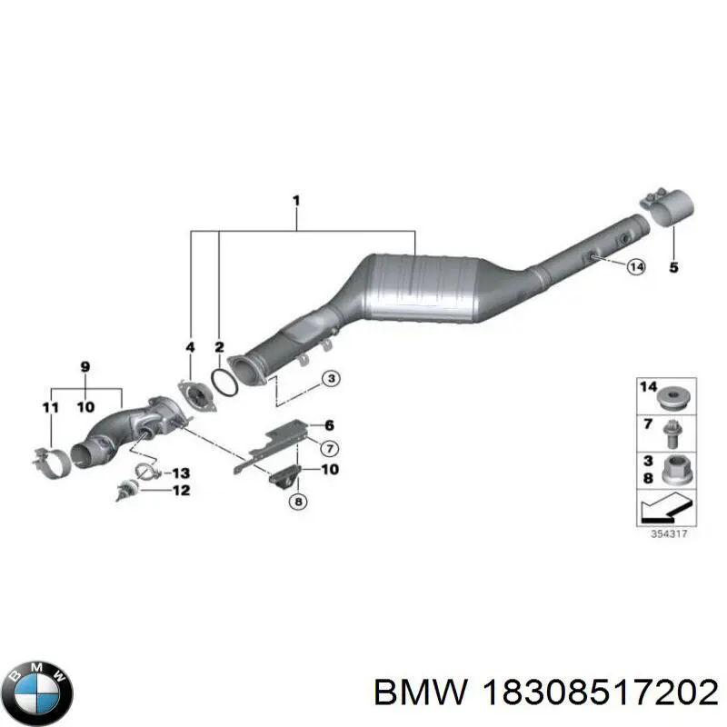 18308517202 BMW Пробка піддона двигуна