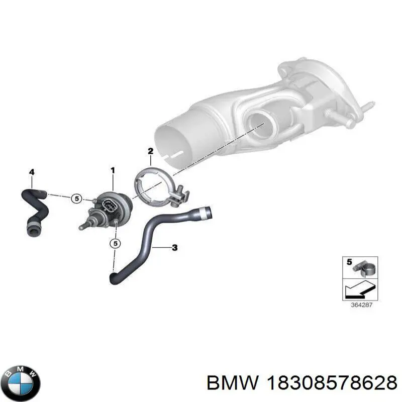  BMW 18308578628 ціна, від 44.07 USD