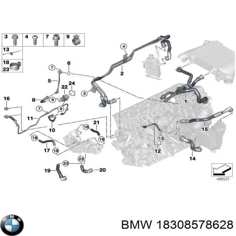 Купити 18308578628 BMW 