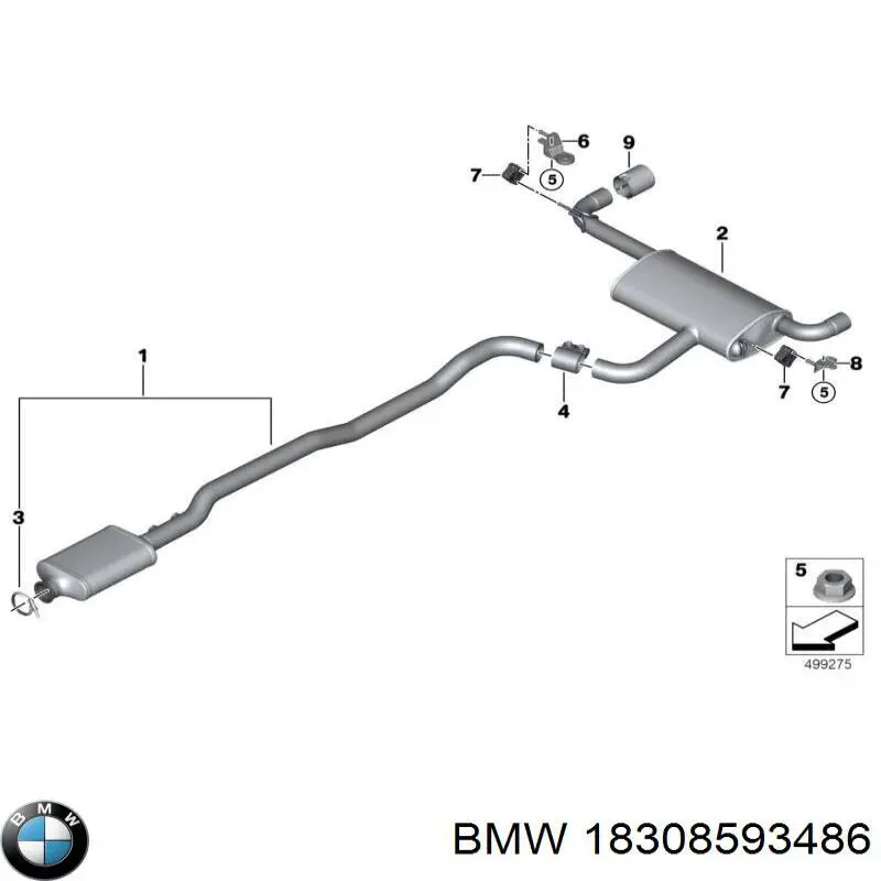 Купити 18308593486 BMW 