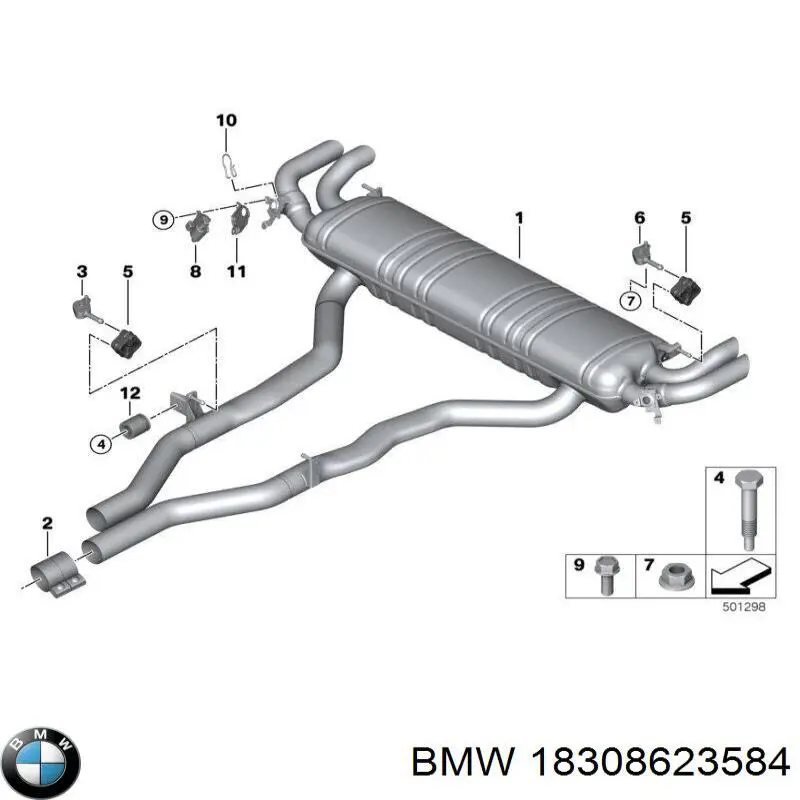 18308623584 BMW Болт кріплення головки блоку циліндрів