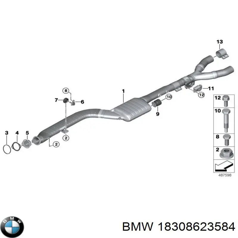 Купити 18308623584 BMW Болт гбц