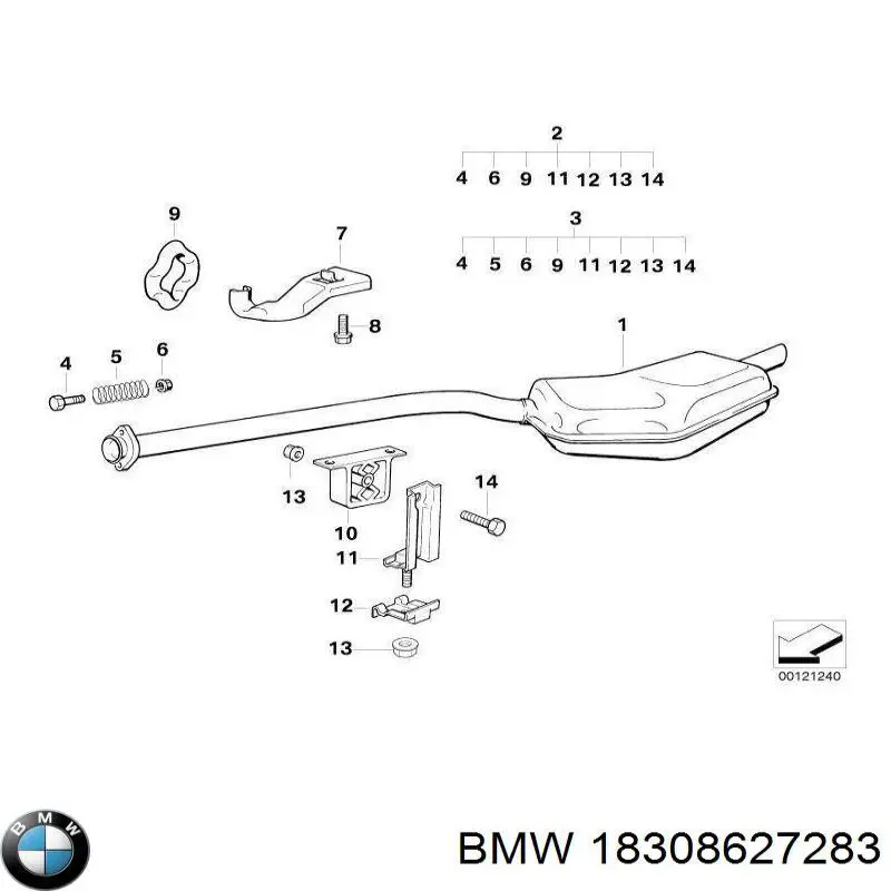  BMW 18308627283 ціна, від 194.44 USD