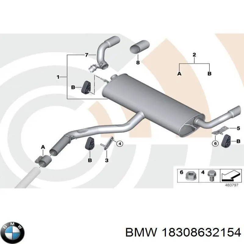 Купити 18308632154 BMW Двигун заслінки рециркуляції повітря