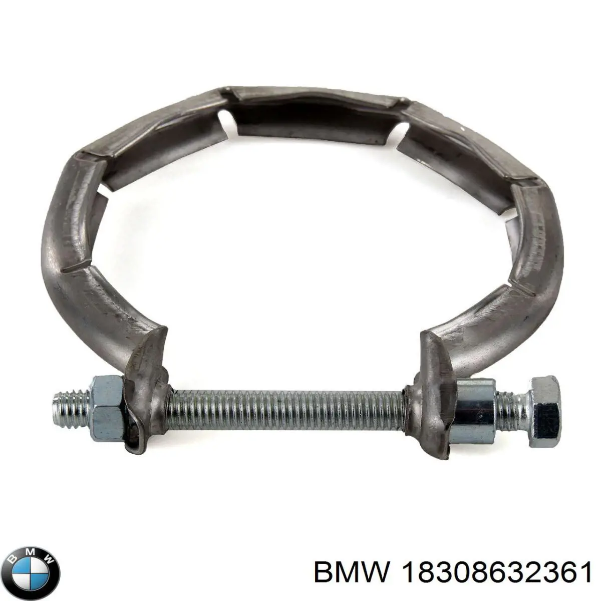 Кронштейн/хомут глушника, задній 18308632361 BMW