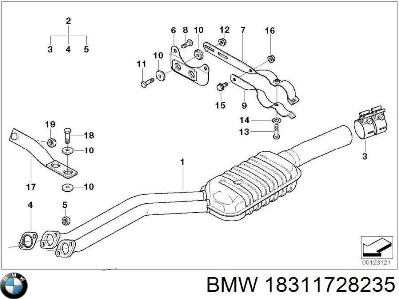  BMW 18311728235 ціна, від 5.28 USD