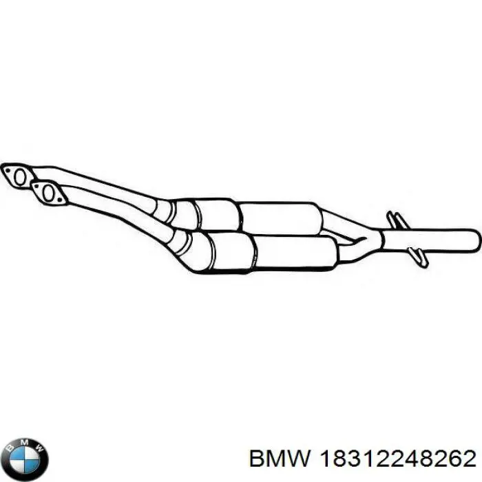 Глушник BMW 18312248262 ціна, від 126.69 USD