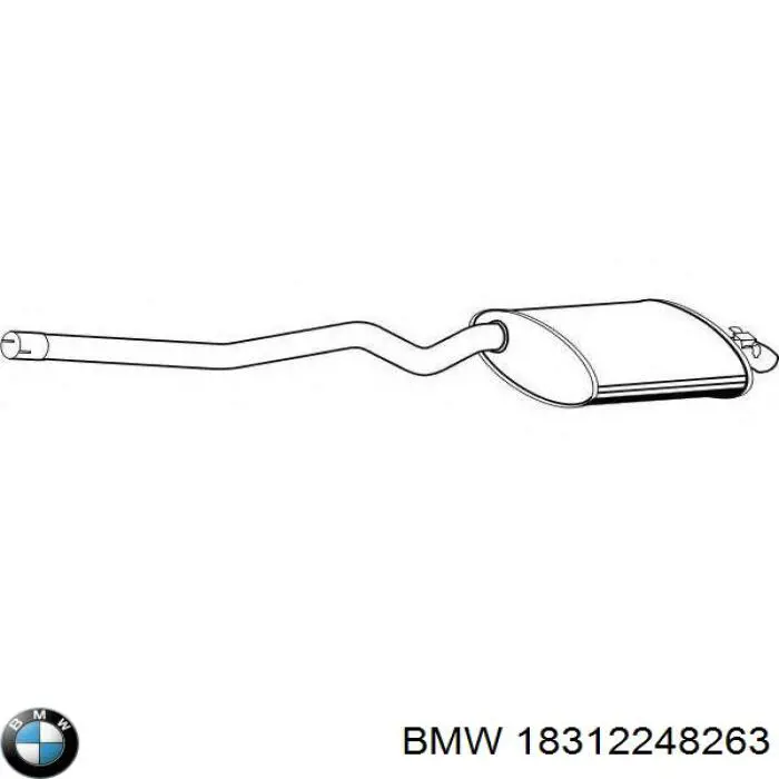 Купити 18312248263 BMW Вихлоп