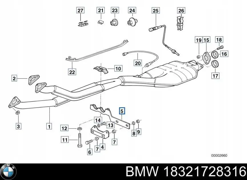  BMW 18321728316 ціна, від 22.32 USD