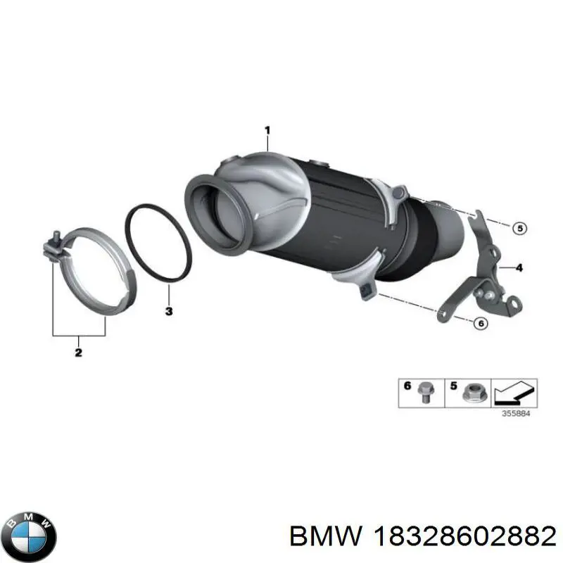  BMW 18328602882 ціна, від 380.08 USD